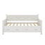 Lit de jour simple avec tiroirs de rangement, lit de jour en bois avec cadre en forme de X, style décontracté rustique moderne-270023178