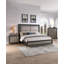 Table de chevet 2 tiroirs 1pc