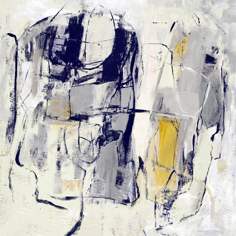 «Dream Wrestling On Canvas» par Daleno, reproduction d'art, H 54 po x l 54 po x P 1,5 po