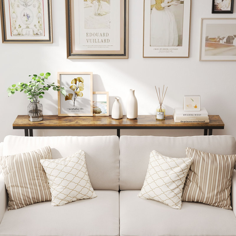 Modern Console Table, 32" H X 63" W x 8" D, No