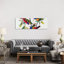 Painted Bunting by John Audubon - Panoramic Painting on Canvas-918127743-826711715