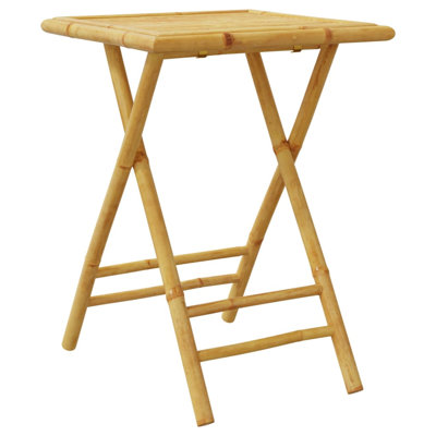 Bay Isle Home Folding Patio Table Bamboo by Bay Isle Home