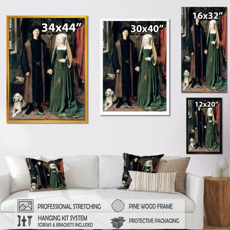 Art victorien sur toile, art mural rétro vert, H 20 po x l 12 po, Toile tendue, Ne s’applique pas