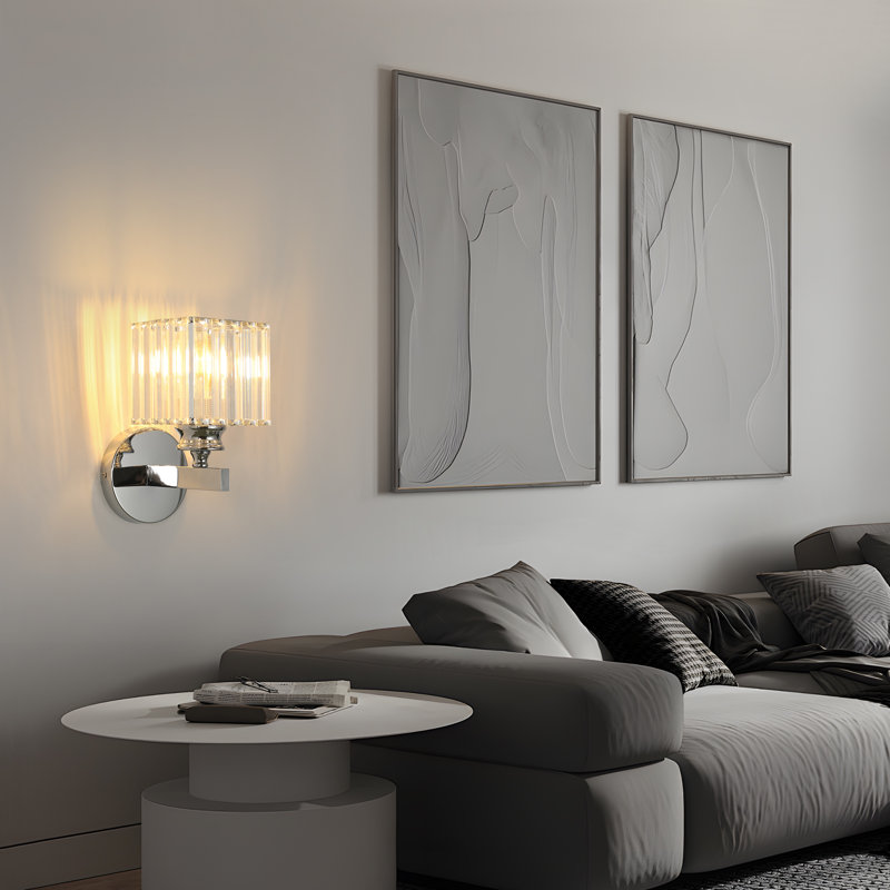 Armed Sconce, Chrome