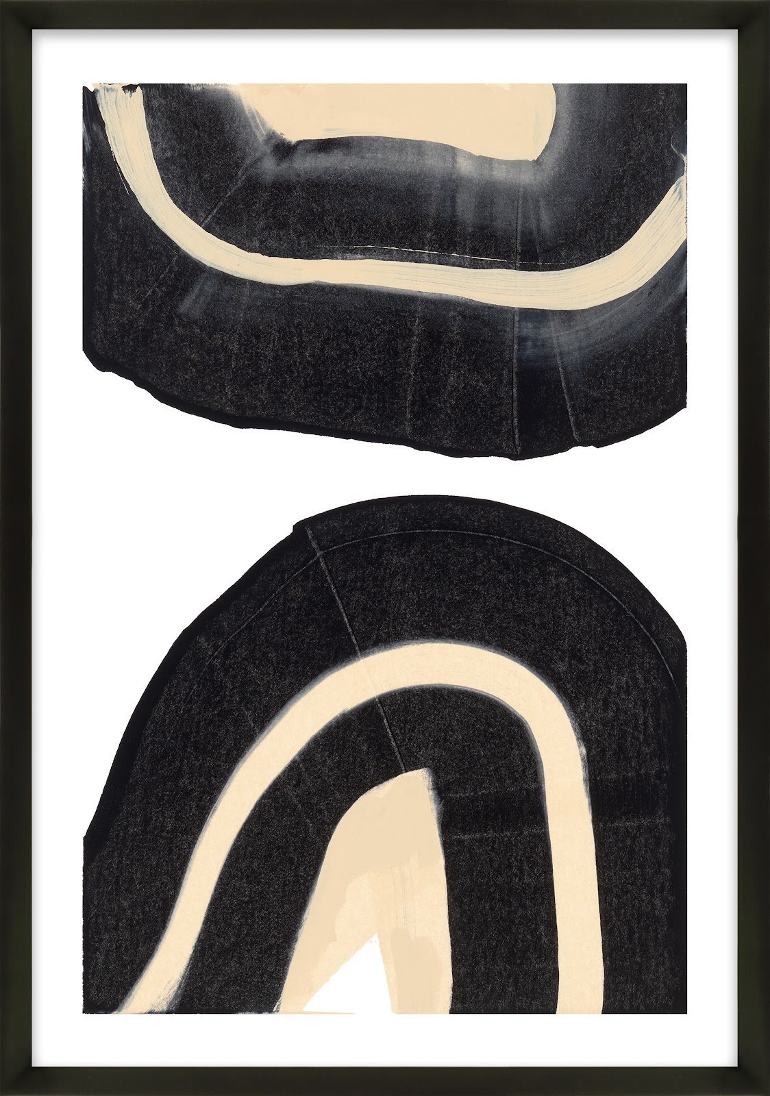 Passages 3 by Andrea Stokes, Black Framed, 14" W x 20" H