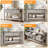 Rustic Entryway Table With Large Storage Space-2104290228-2104290229