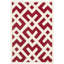 Chatham Hand Tufted Wool Red/Ivory Rug