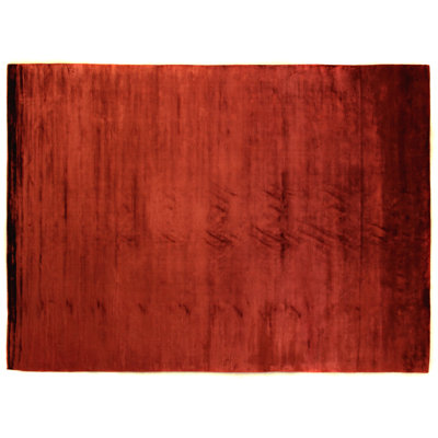 Hand Loomed Area Rug in Red