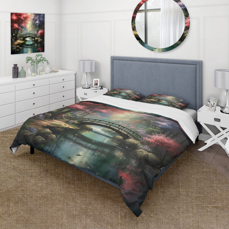 Ensemble de housse de couette en microfibre / polyester Japon Land Of The Samurai IV