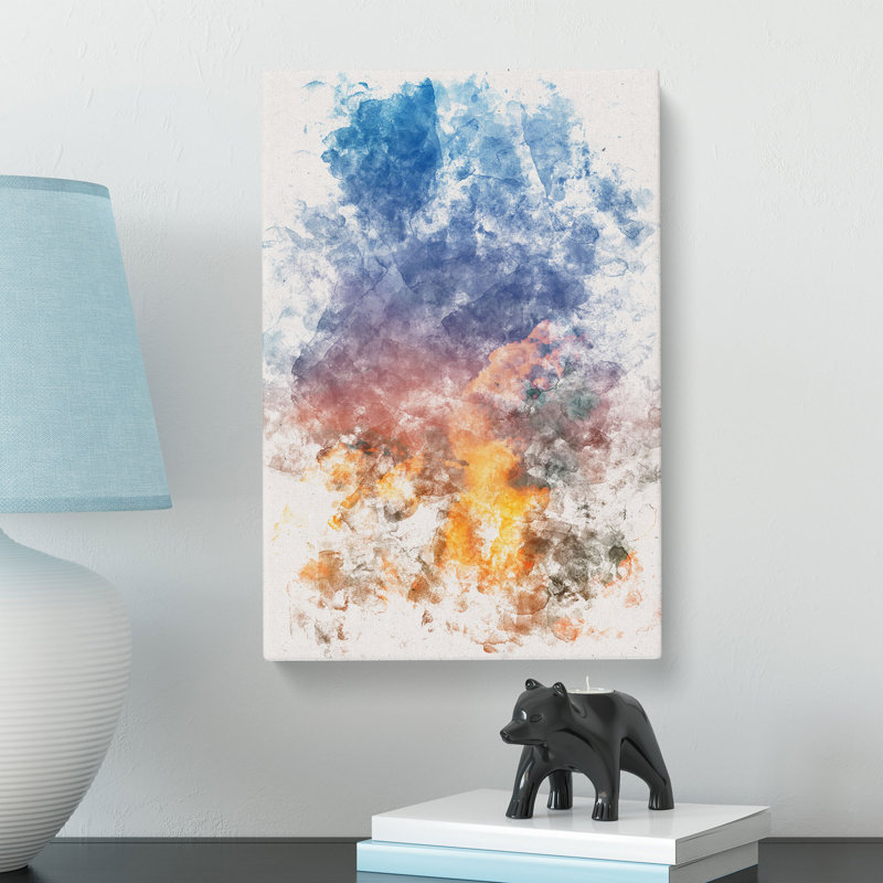 Rising Clouds - Wrapped Canvas, 50cm H x 35cm W x 3cm D