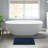 1 Pcs Navy 3000 Gsm 24x44" 100% Cotton Reversible Bath Rug - Superior Construction, , Non Slip Comfort Oriented, Machine Washable, Medium Pile-236771664