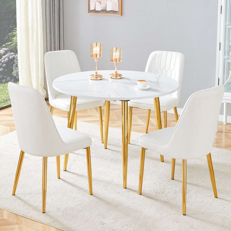Ensemble de table en MDF extensible et peu encombrante Esthétique moderne idéale pour les rassemblements