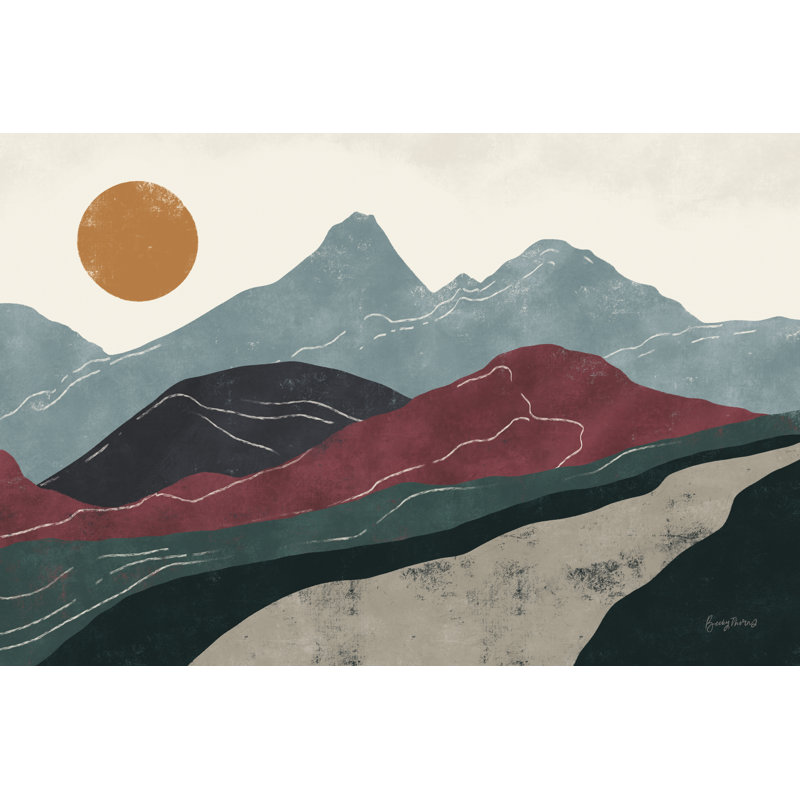 Peru Trails by Becky Thorns - Wrapped Canvas Painting, 61cm H x 91cm W x 3.8cm D