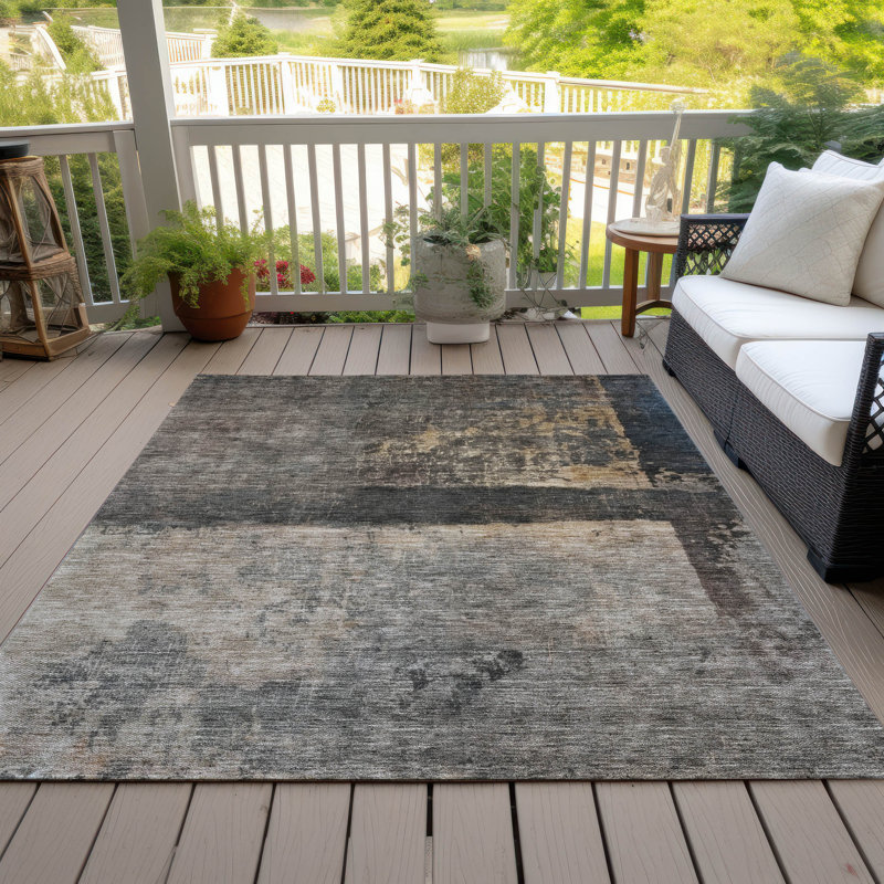 Tapis intérieur / extérieur lavable à la machine Cicel ACN1208, Rectangle 5 pi x 7 pi 6 po