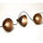 Luisa Electric Café String Lights with 10 Bronze Metal Domes