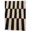 Tapis noir et blanc Jaylen