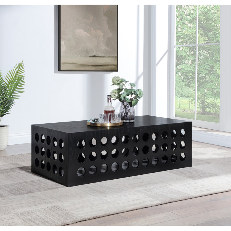Table basse Chrishaunda, Noir