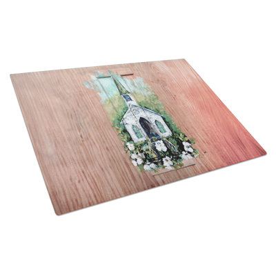 Nostalgic Zion AME  Glass Cutting Board