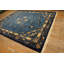 Wool Hand Knotted Pile Blue Rectangle 1920s Antique Rug