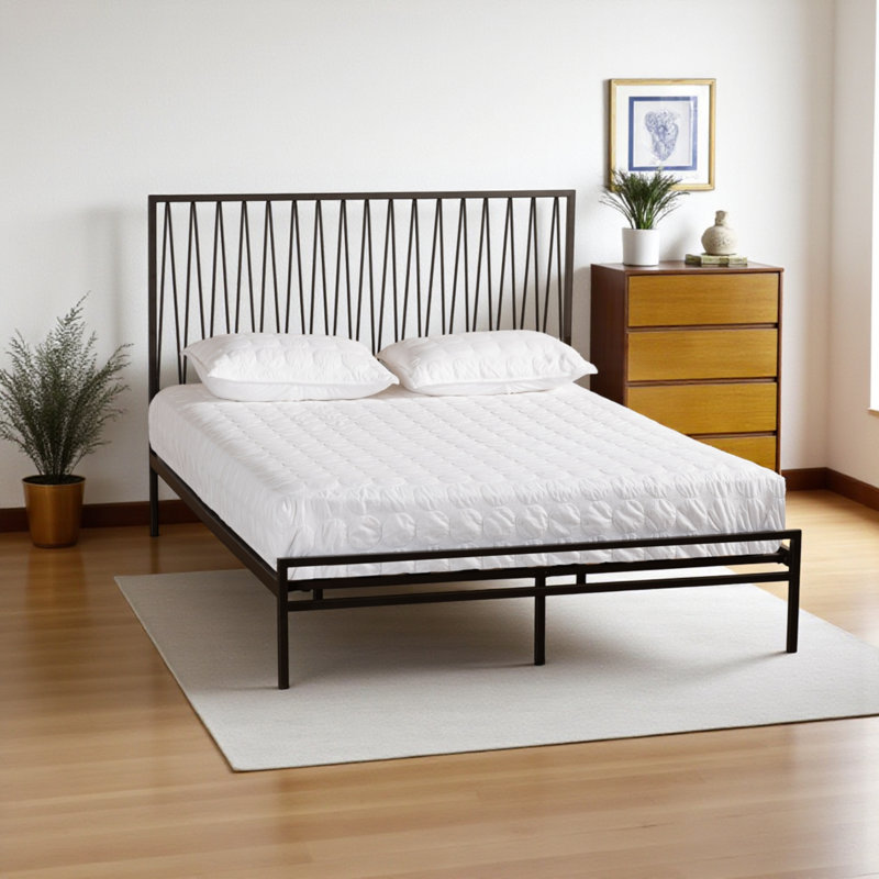 Meriton Platform, Low Platform Frame, Full Bed, Black, 47.65'' H X 55.8'' W X 78'' L, Full