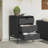 vidaXL Outdoor Storage Box 50 Gal Deck Box PE Rattan with Water-Resistant Bag, Black 21.7"x23.2"x31.5" Storage Cabinet with 3 Drawers for Cushions & Equipment-1753099504