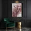 «Abstract Florals 99», art mural sur toile brune-1012097097