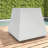Masala Masala Modern Rustic Magnesium Oxide Indoor Outdoor Side Table with Antique Texture