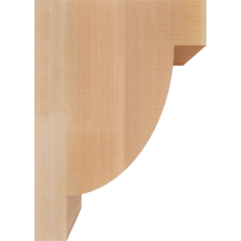 Alpine Corbel, Smooth, Western Red Cedar, 14" H x 5.5" W x 10" D
