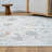 Roseau Performance Modern Farmhouse Floral Gray/Blue/Multicolor Rug-250513202