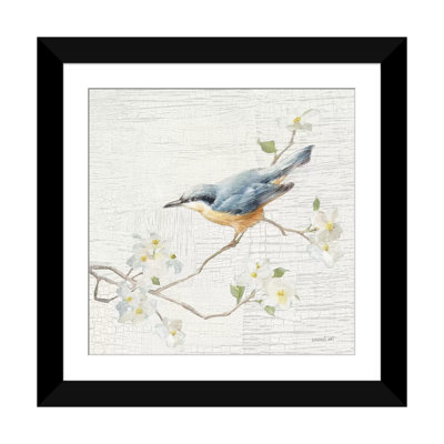 «Nuthatch, Vintage» par Danhui Nai, impression sur toile