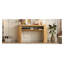 Table console de style rustique en bois massif massif Trexm