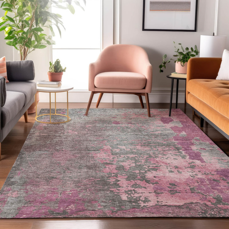 Premium Machine Washable Mehara AMF1702 Abstract Rug, Rectangle 10' x 14'