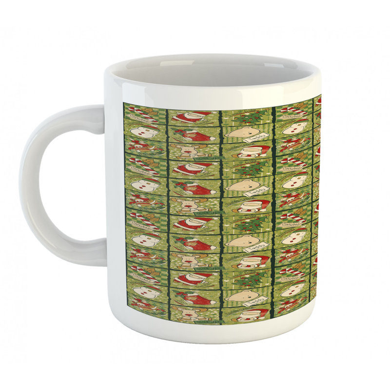 Grande tasse à café de père noël