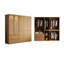 Armoire classique en rotin tissé-111783085