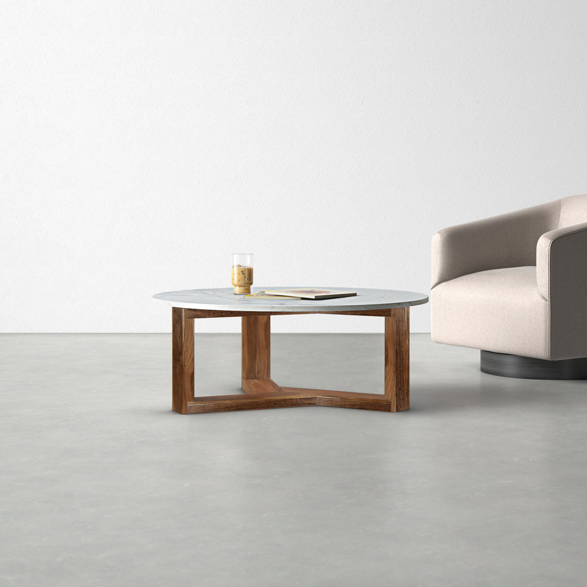 Hollins Coffee Table, Brown