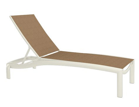 Kor Outdoor Chaise Lounge, Rincon, Parchment