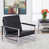 Black Faux Leather