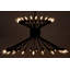 Lustre Mancini, métal noir