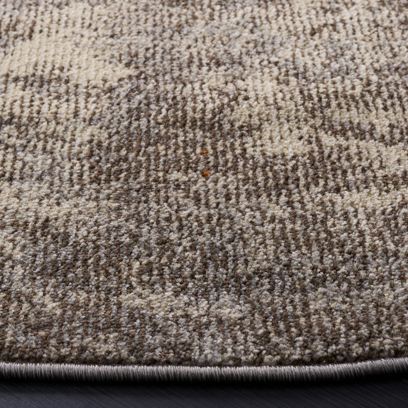 Stratton Abstract Indoor Rug, Round 6'7"
