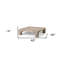 Table basse en bois massif Pettigrew