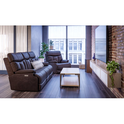 Sidings Upholstered 88'' Reclining Sofa