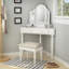 Ensemble coiffeuse et tabouret en bois massif Castiel-350904676