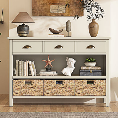 Console console avec tiroirs de rangement