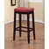 Bartonville Counter & Bar Solid Wood Backless Stool with Upholstered Seat