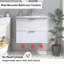 Ensemble de meuble-lavabo mural moderne 30 po blanc
