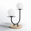 Lampe de bureau en métal Ruva