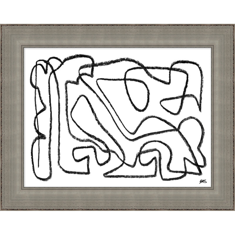 Storied Lines 2 par Thom Filicia - Peinture encadrée sur papier
