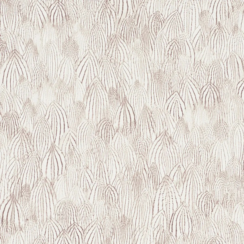 Feathers Wallpaper, Brown
