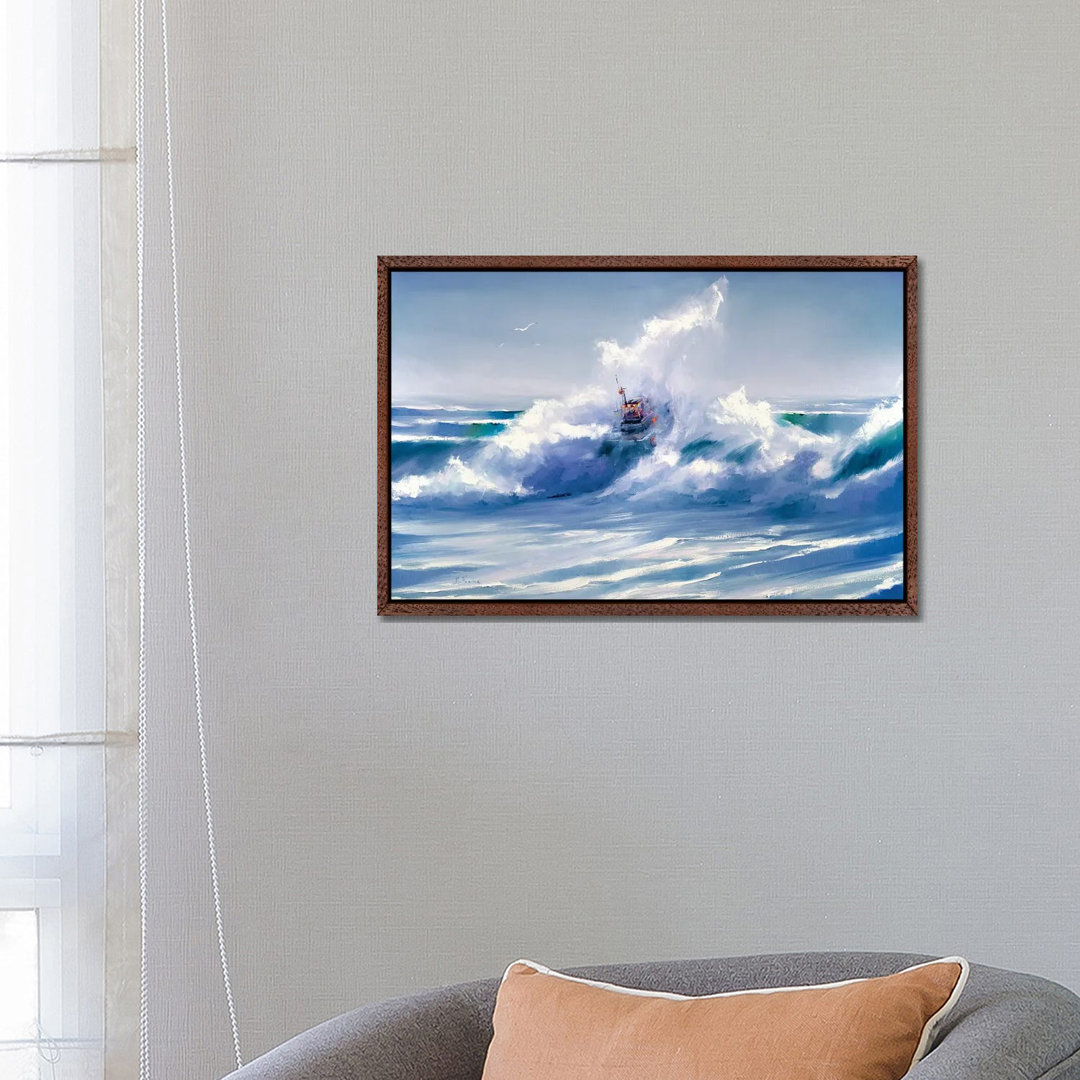 Through The Wave von Bozhena Fuchs - Galerie- Giclée auf Leinwand