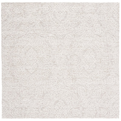 Metcalfe Handmade Tufted Wool Natural/Ivory Area Rug